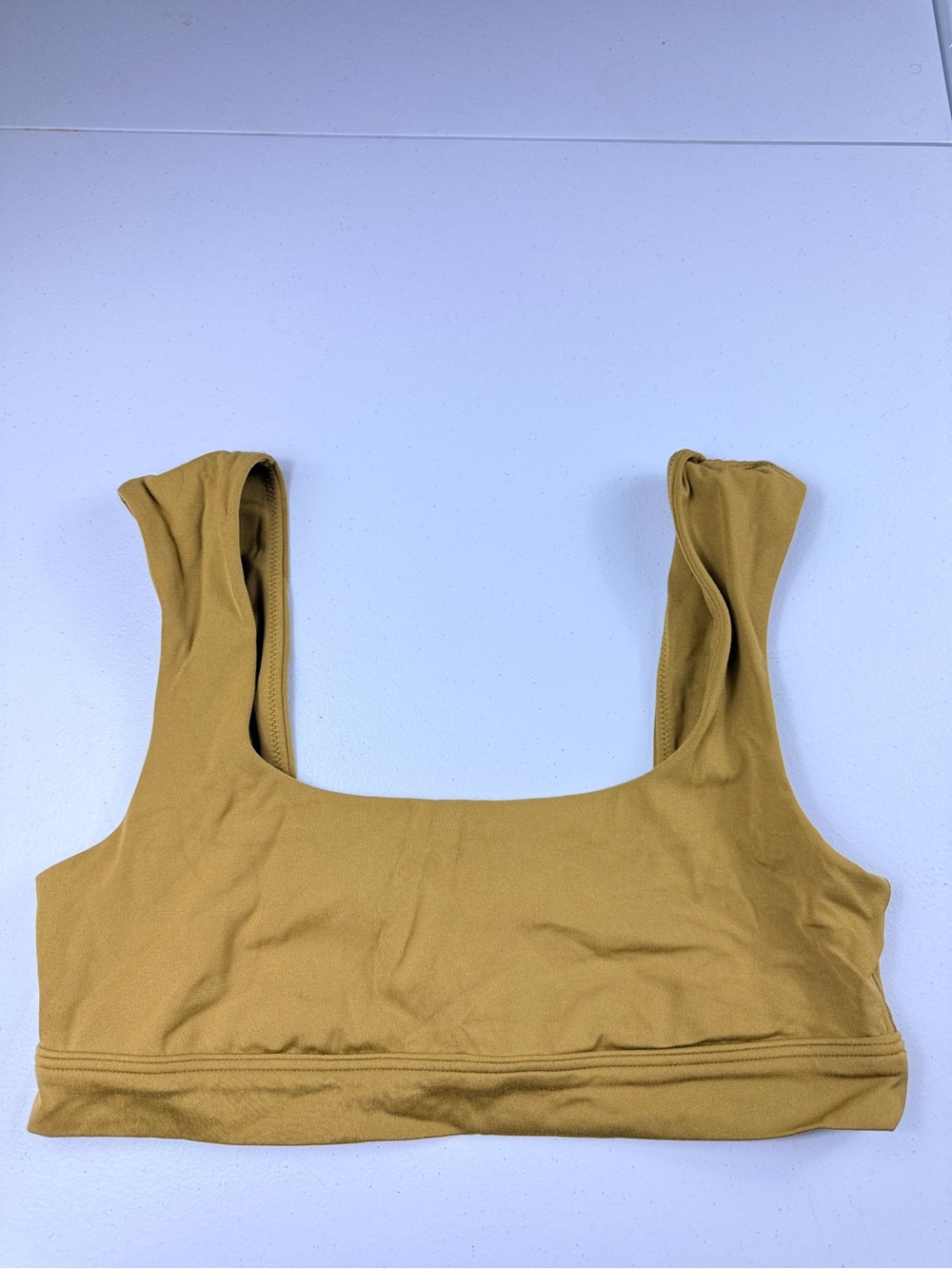 Offline aerie Women's Scoop Neck Bralette - Mustard
